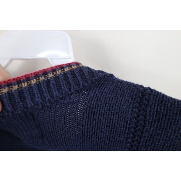 Vintage 90s Streetwear Mens 2XL Golf All Over Print Cotton Knit Sweater USA - Picture 10 of 14